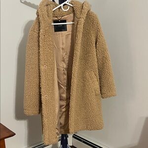 Lucky Brand Warm Tan Teddy Jacket